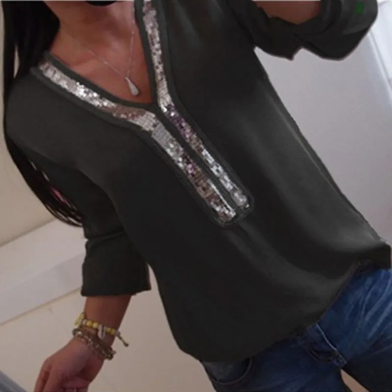 Chiffon Spring Summer Office Lady Blouses