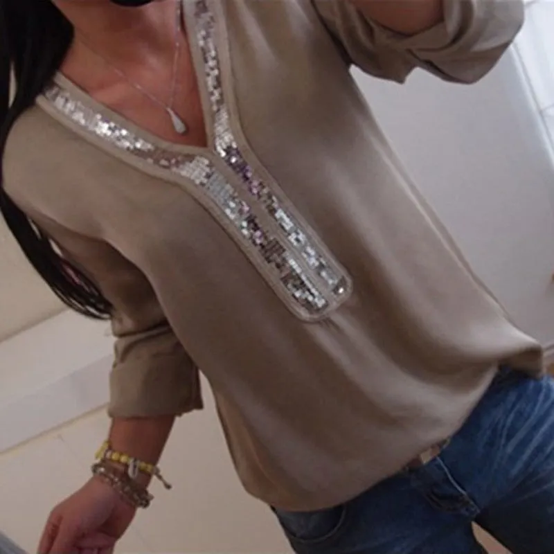 Chiffon Spring Summer Office Lady Blouses