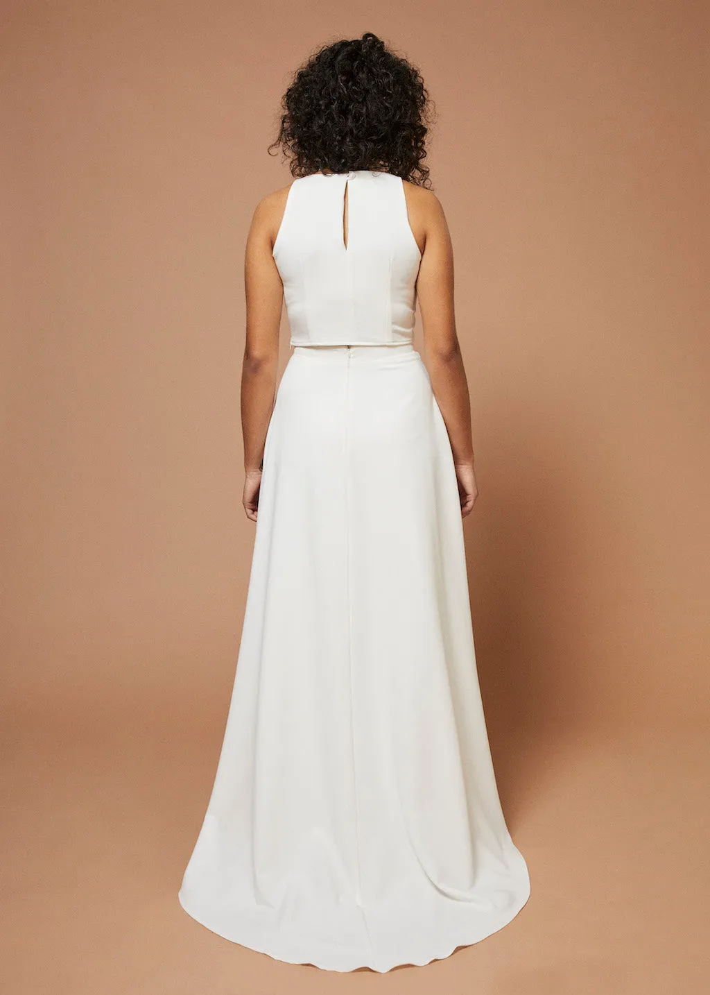 Clearwater | Flared Skirt with Train