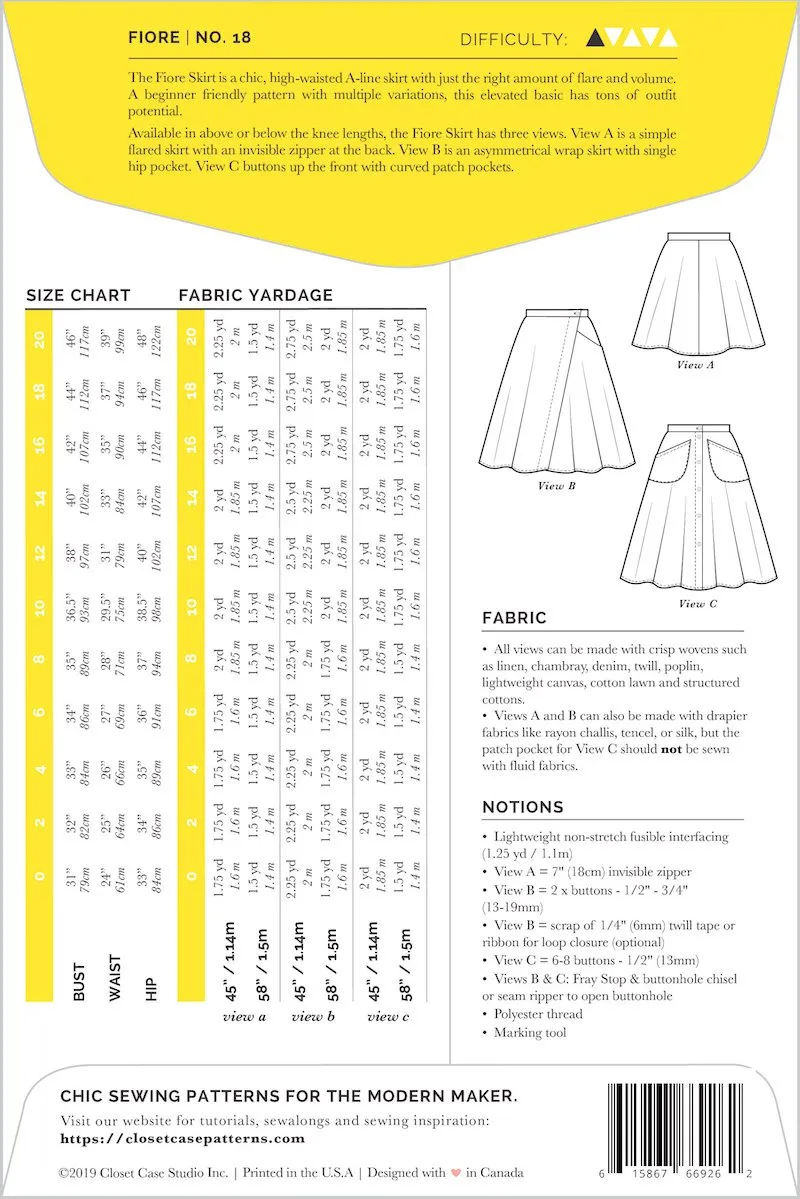 Closet Core - Fiore Skirt