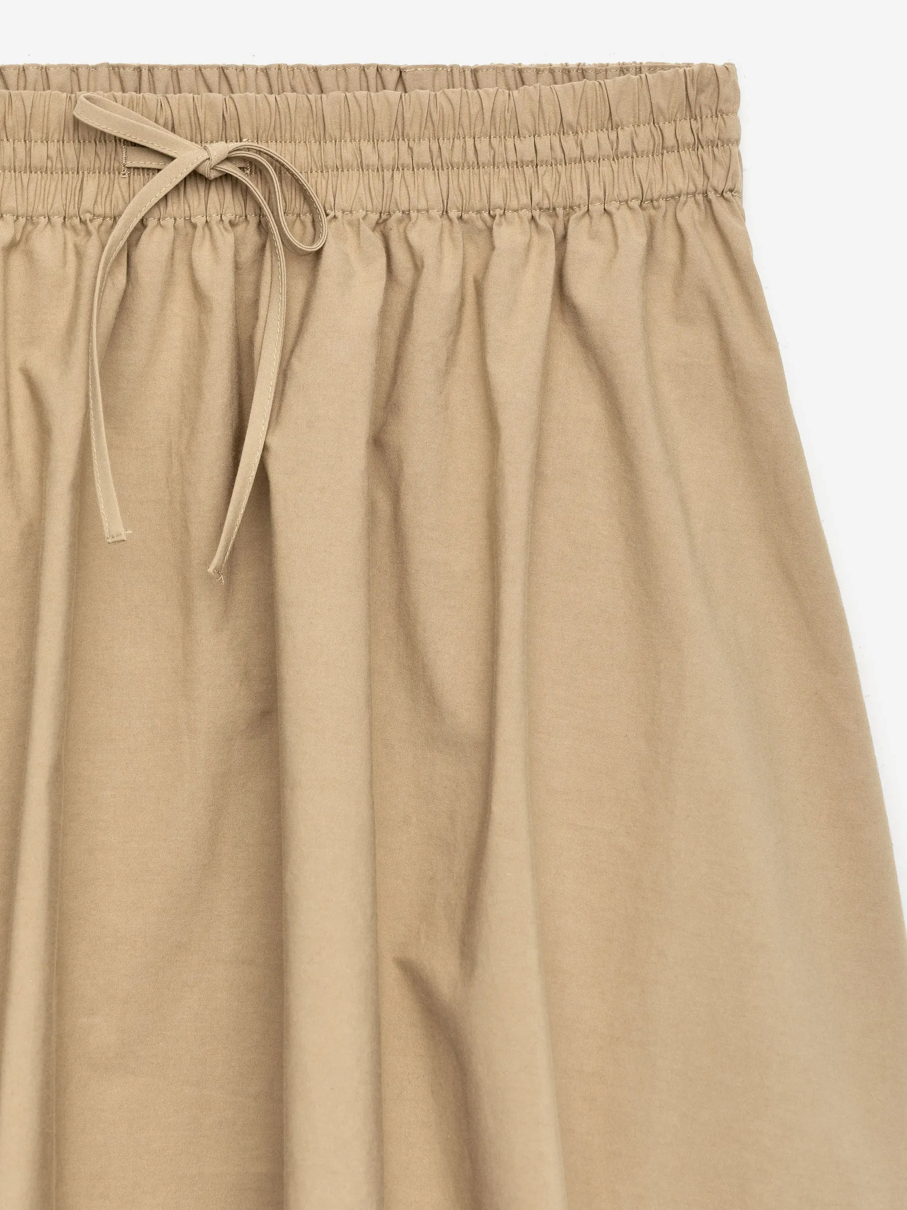 Cotton Midi Skirt