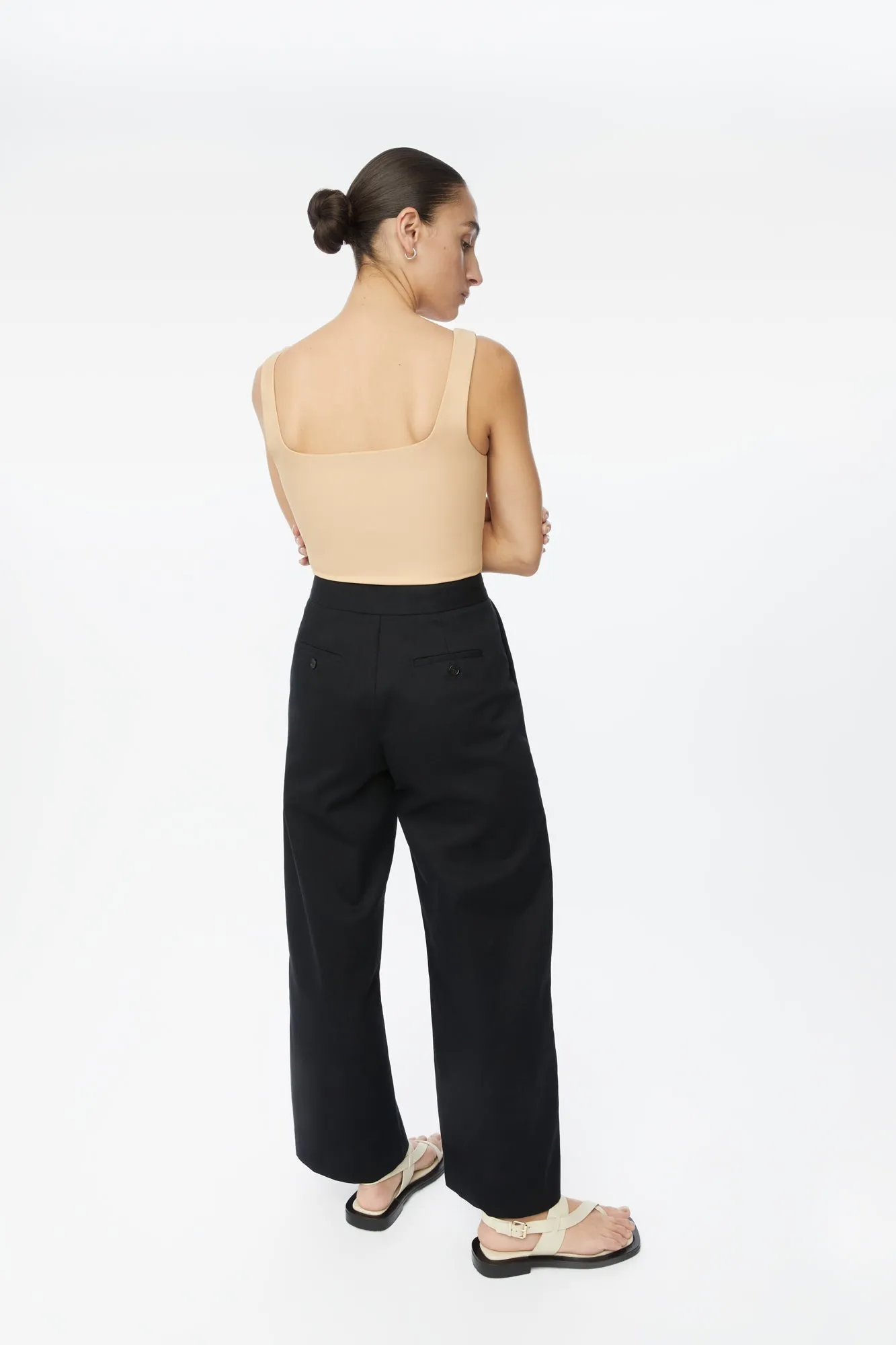 Cotton Twill Suit Pants