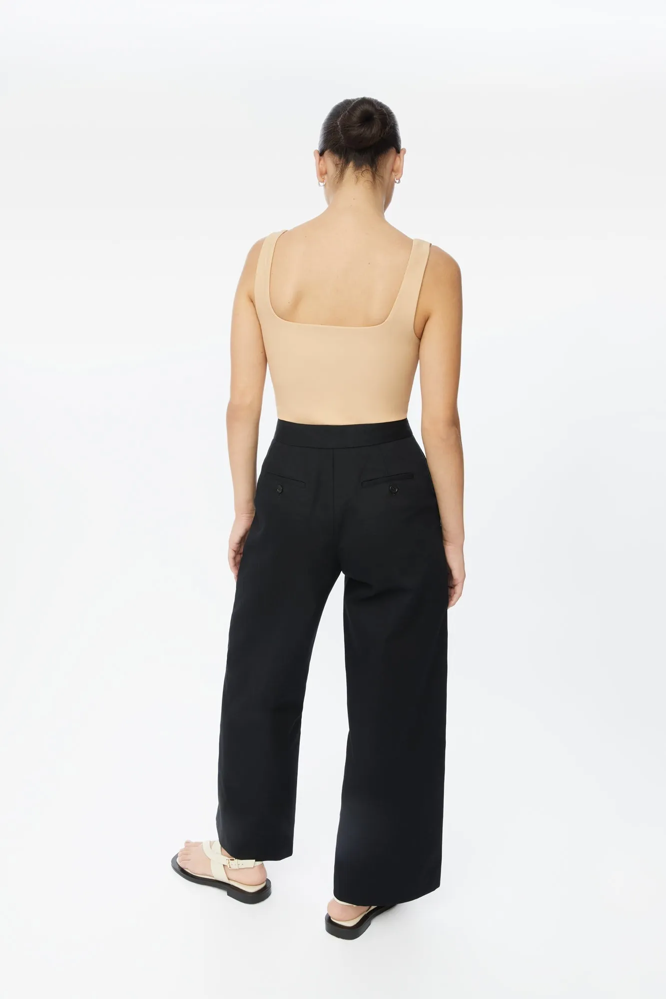 Cotton Twill Suit Pants