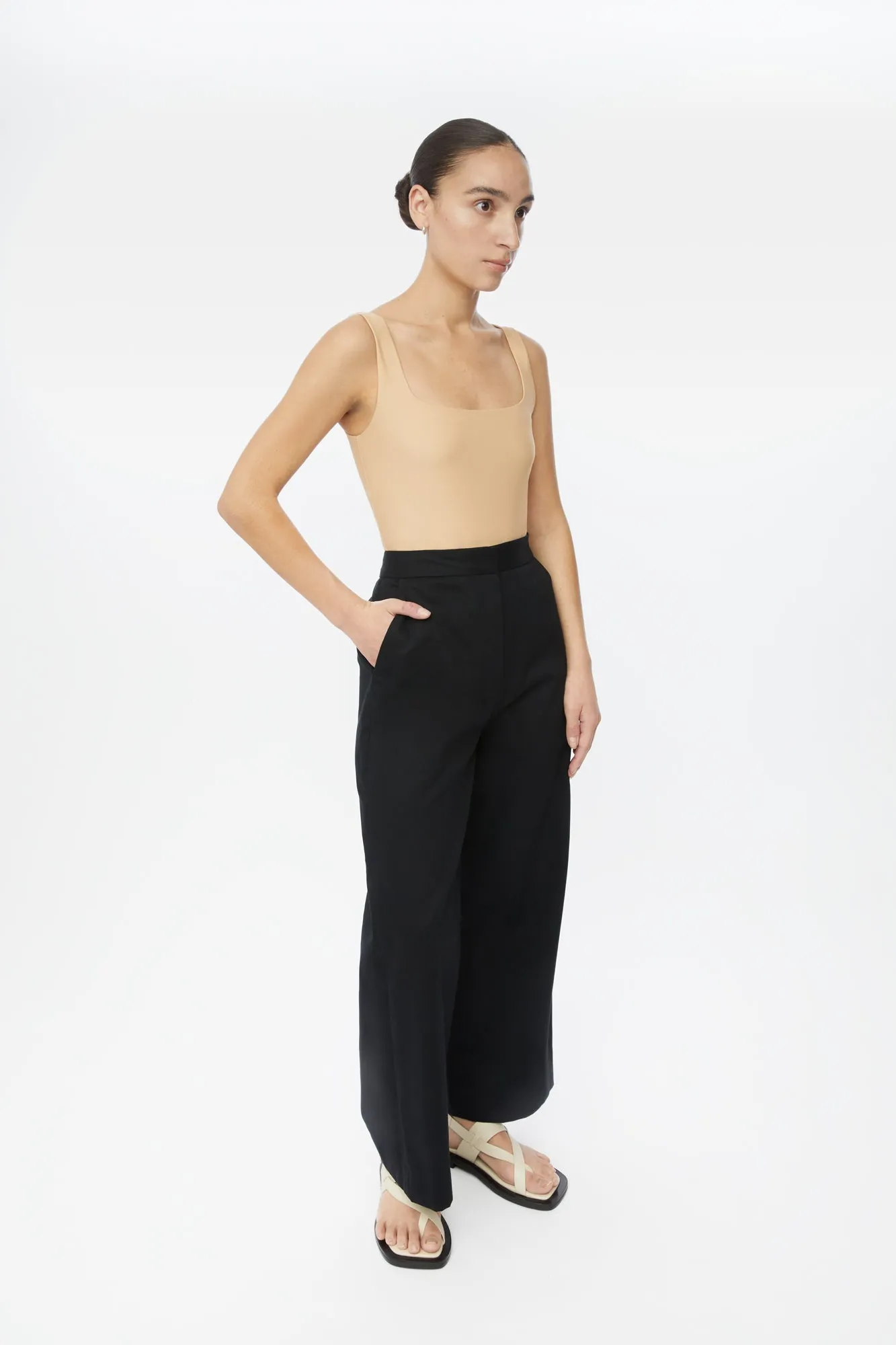 Cotton Twill Suit Pants