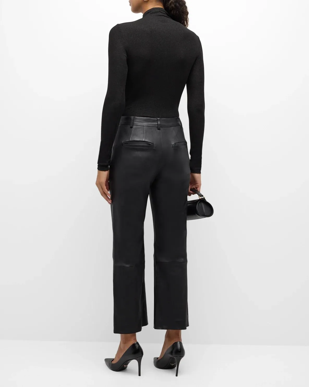CROPPED BAGGY TROUSERS