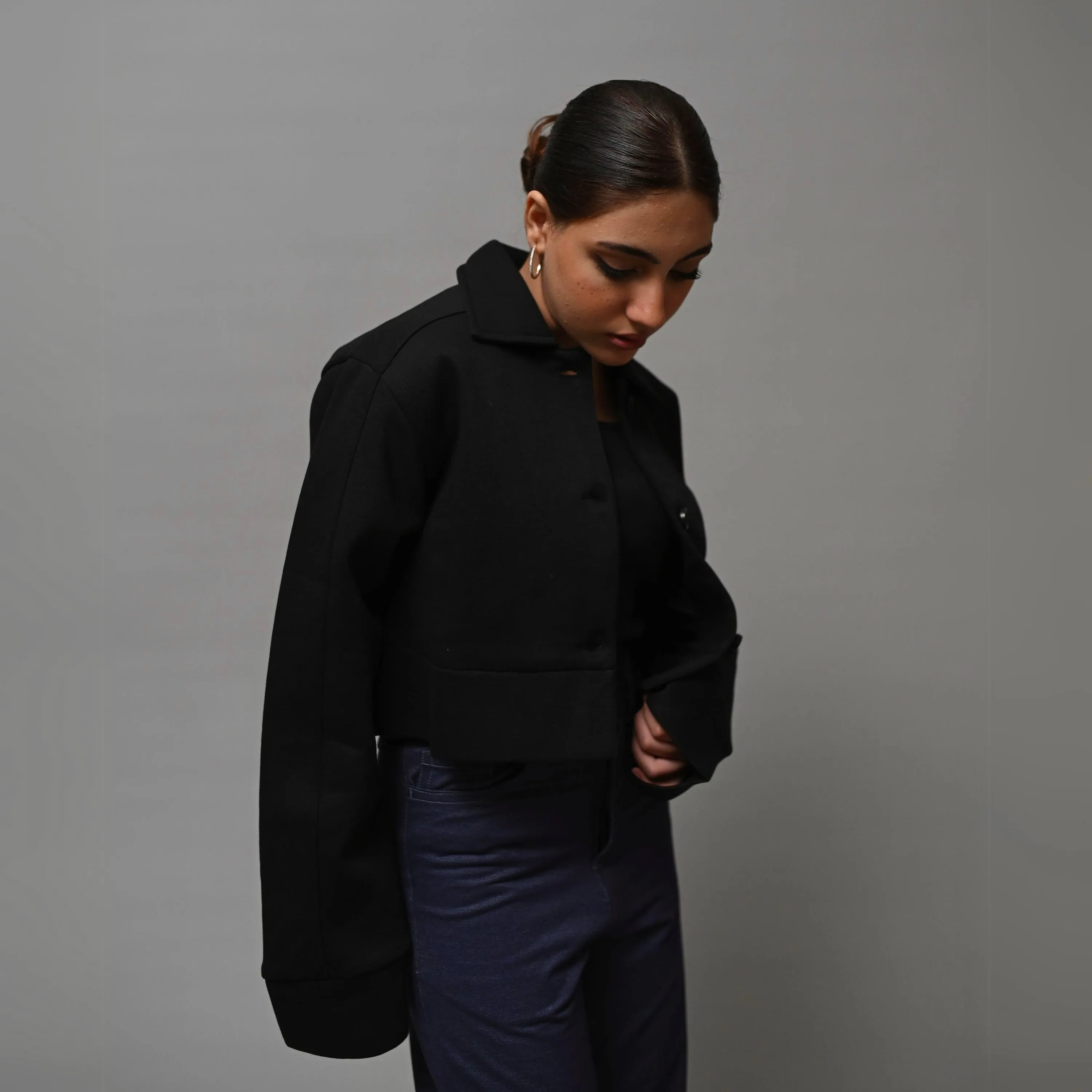Cropped Black Jacket