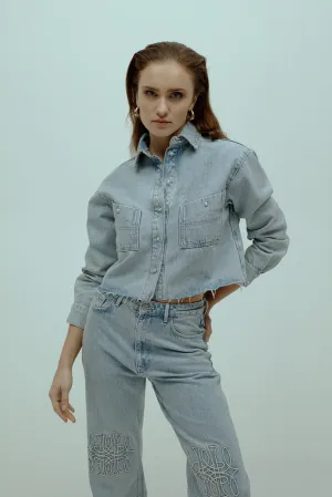 Cropped Denim Jacket