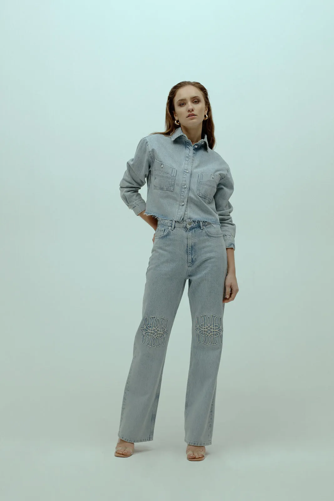 Cropped Denim Jacket