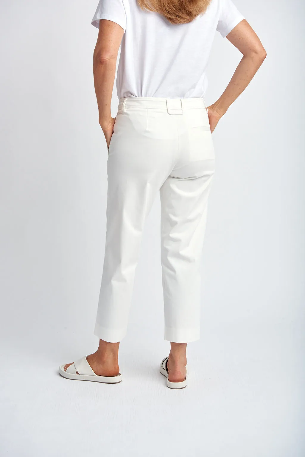 Cropped Pant / White