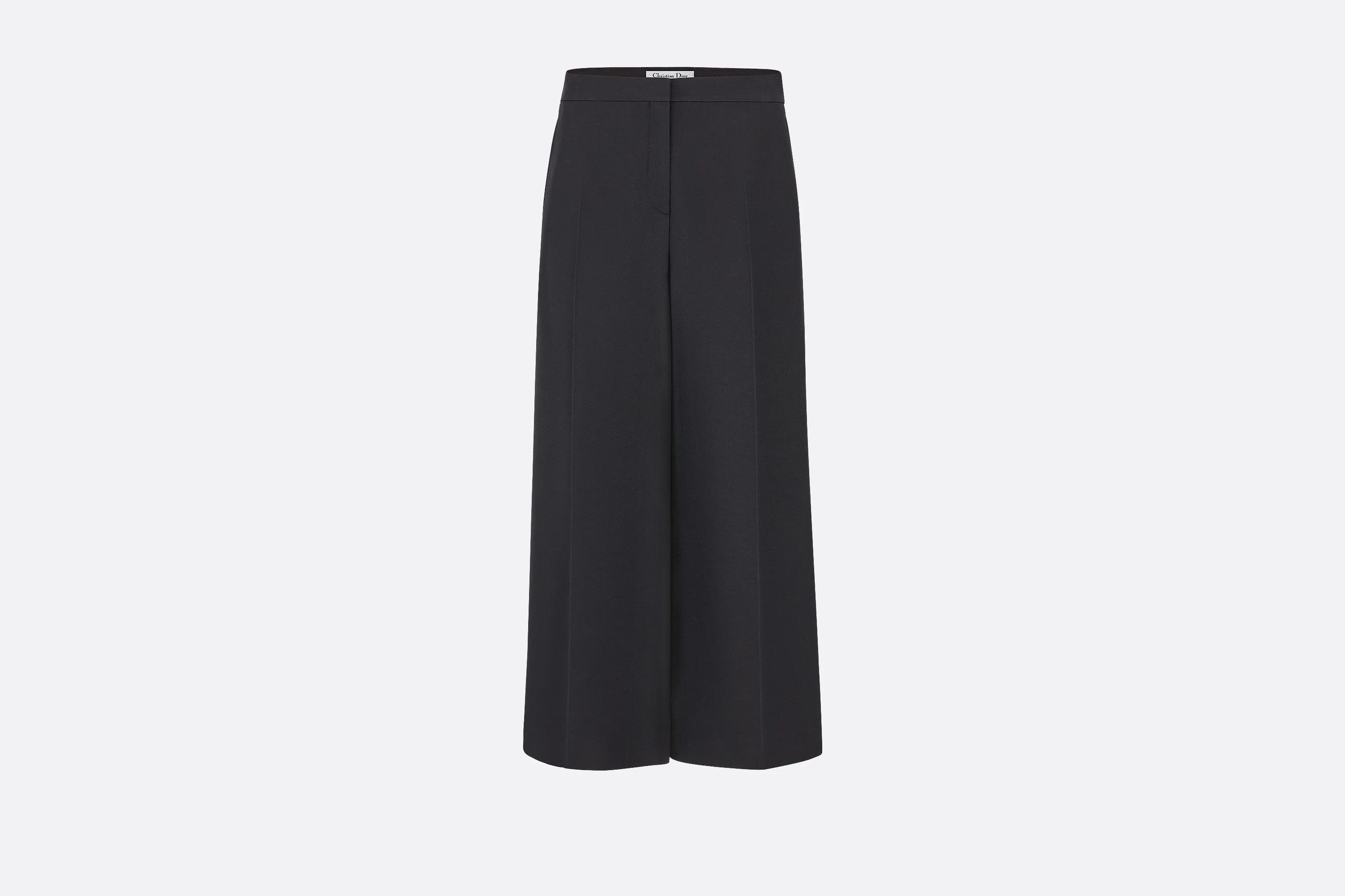 Cropped Pants • Black Wool and Silk