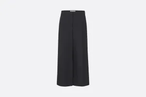 Cropped Pants • Black Wool and Silk