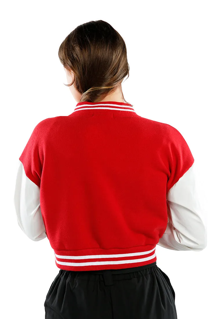 Cropped Varsity Jacket