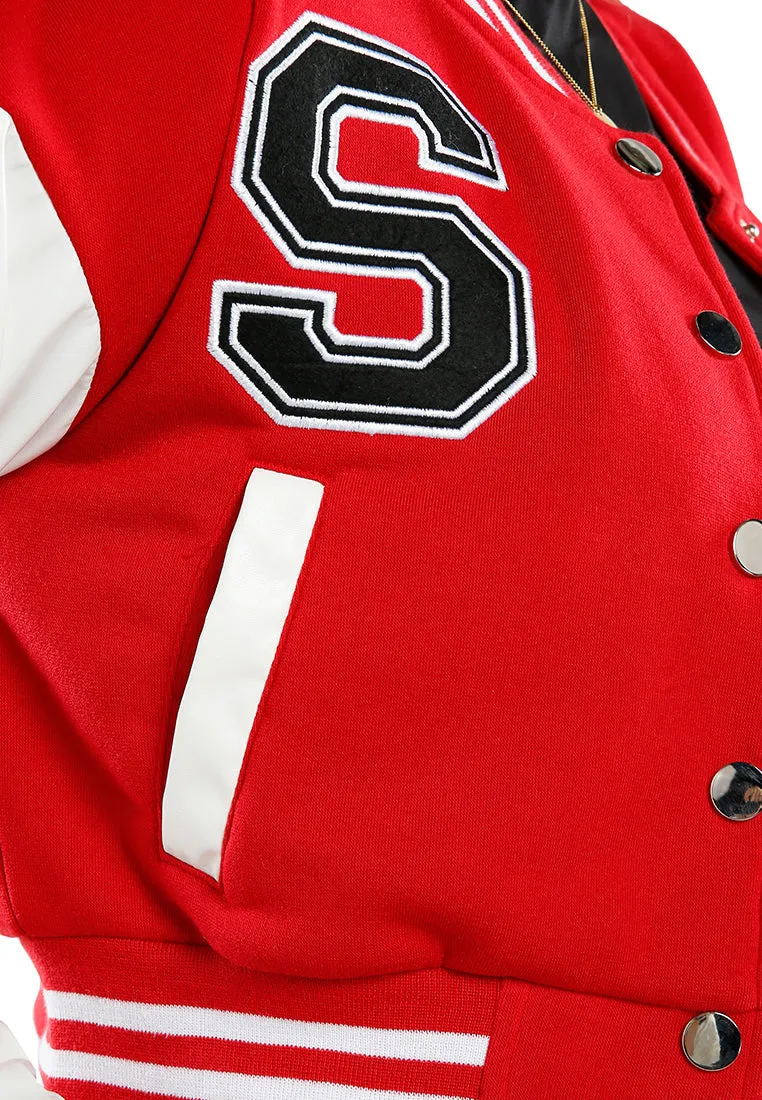 Cropped Varsity Jacket