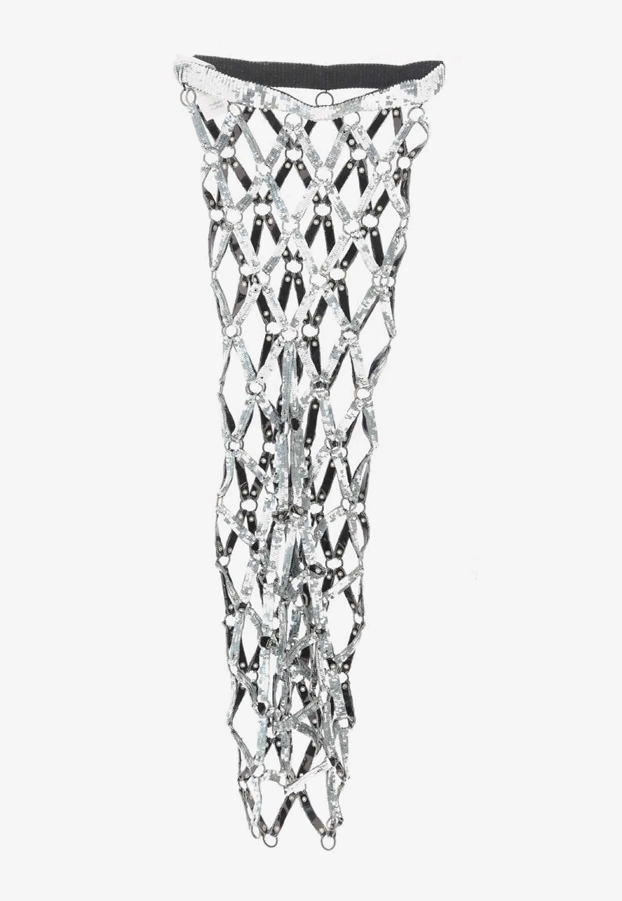 Crystal Mesh Midi Flexi Skirt