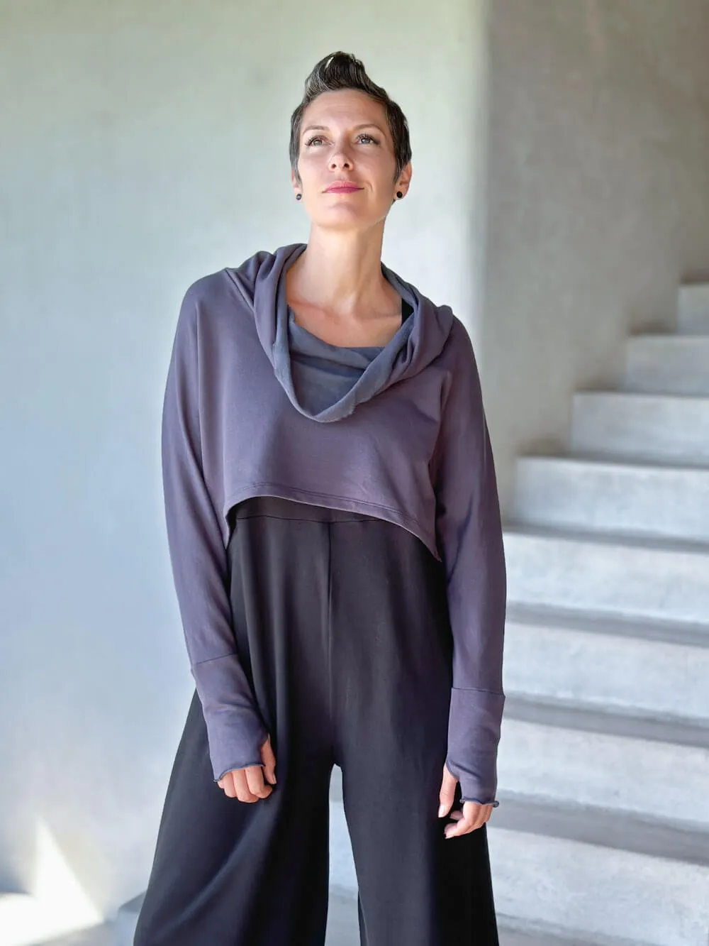 CU Bamboo Fleece Cropped Cowl