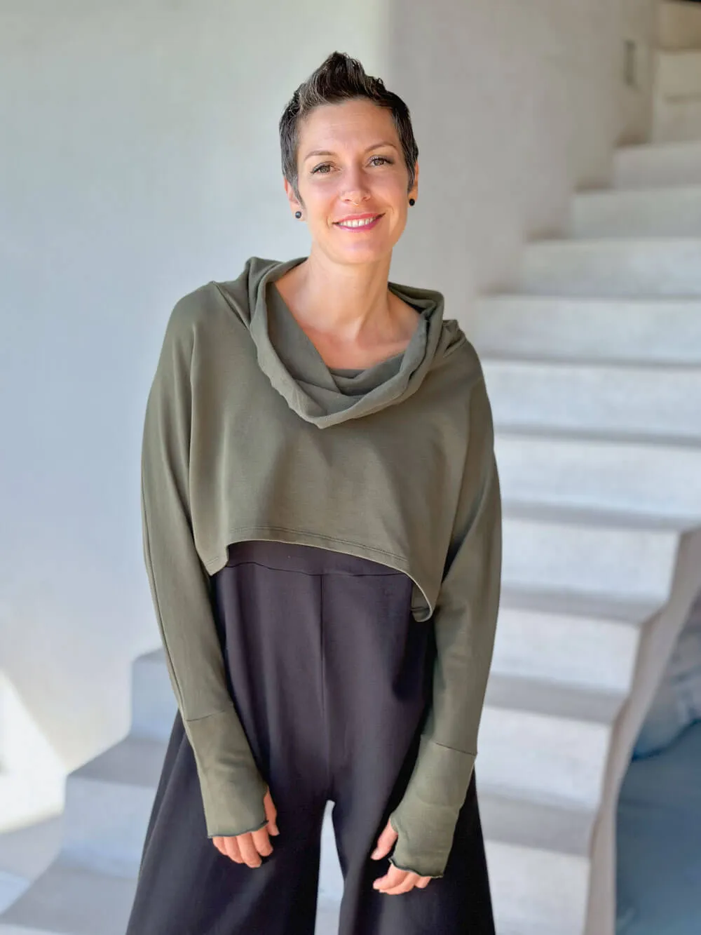 CU Bamboo Fleece Cropped Cowl