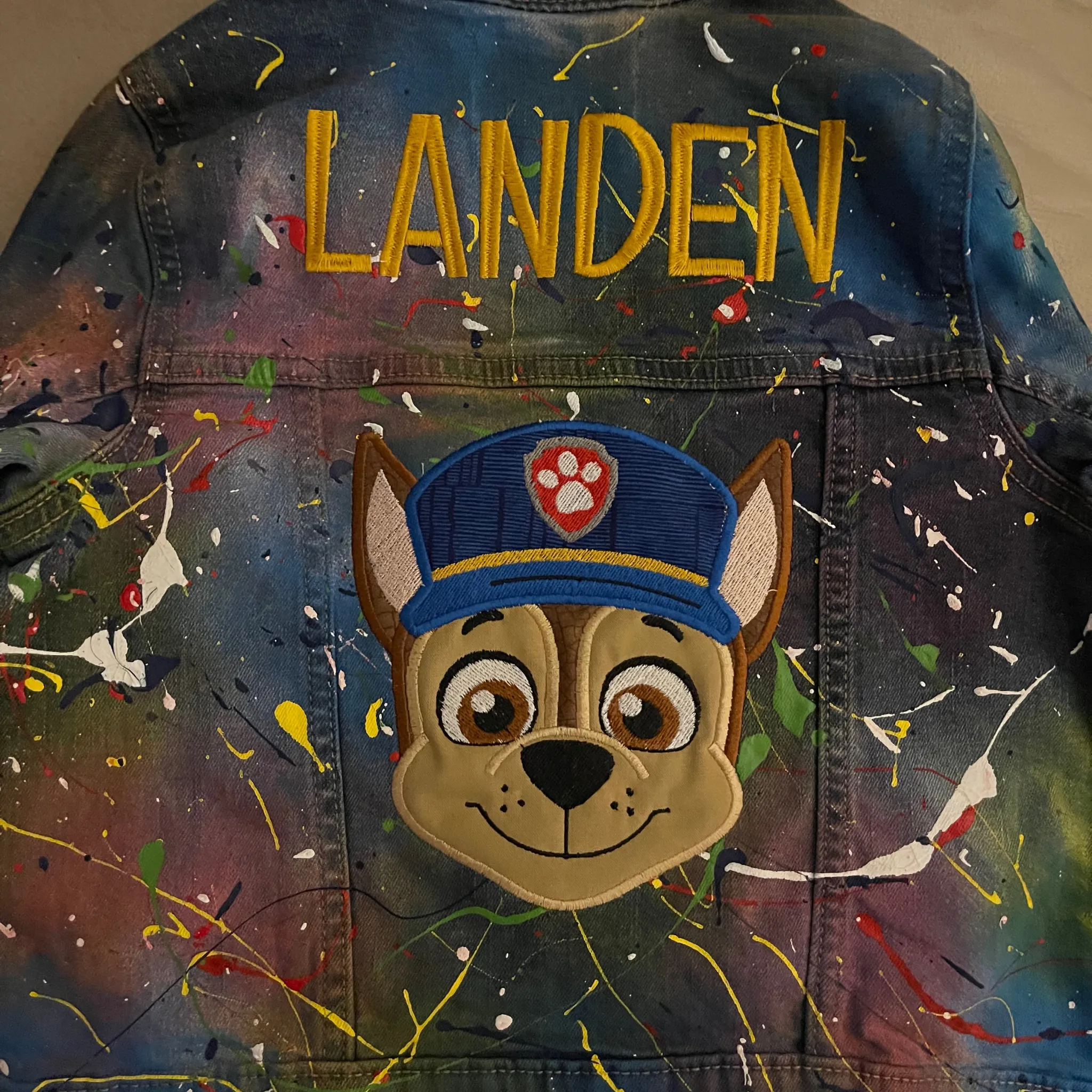 CUSTOM DENIM JACKET: Paw Patrol Inspired
