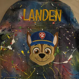 CUSTOM DENIM JACKET: Paw Patrol Inspired