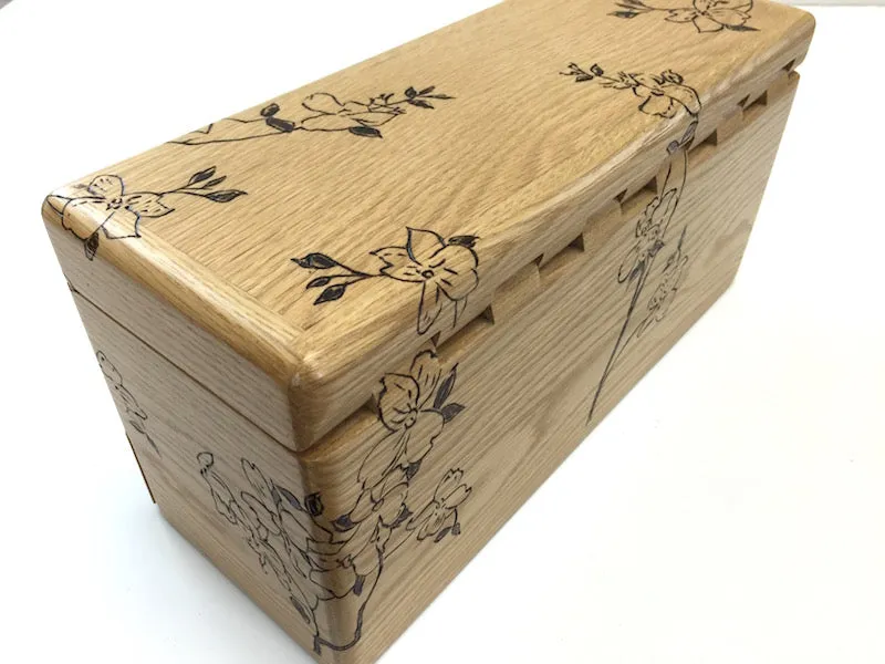 Custom wooden Recipe box (Base price shown)