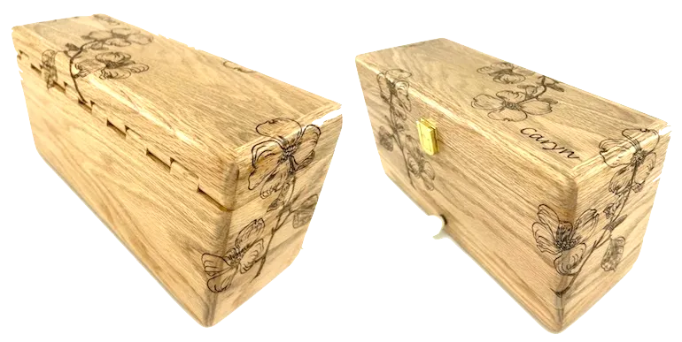 Custom wooden Recipe box (Base price shown)