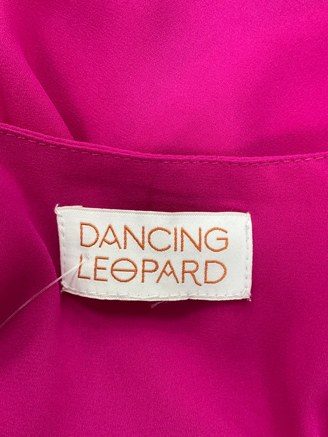 Dancing Leopard Pink Lyma Blouse In Solid Magenta UK 10