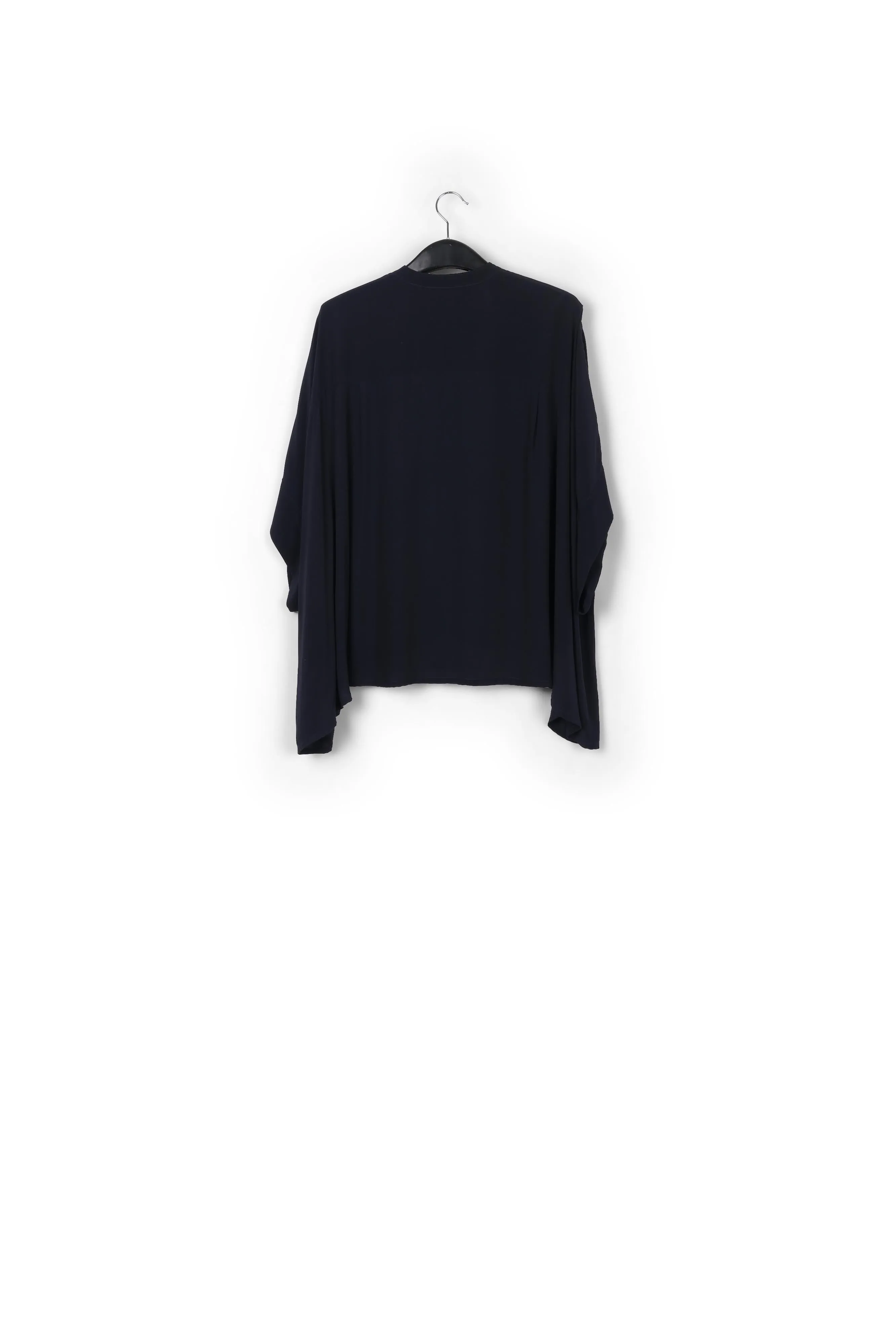 Dark blue oversized top
