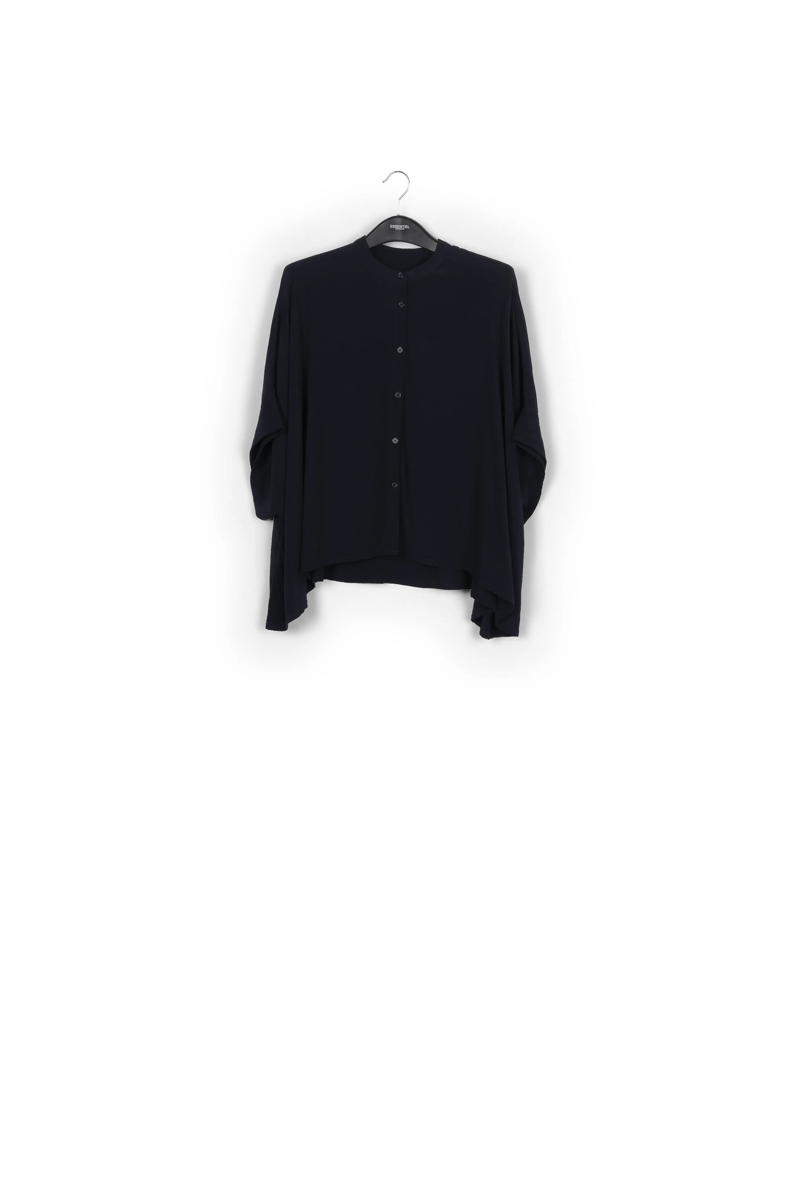 Dark blue oversized top