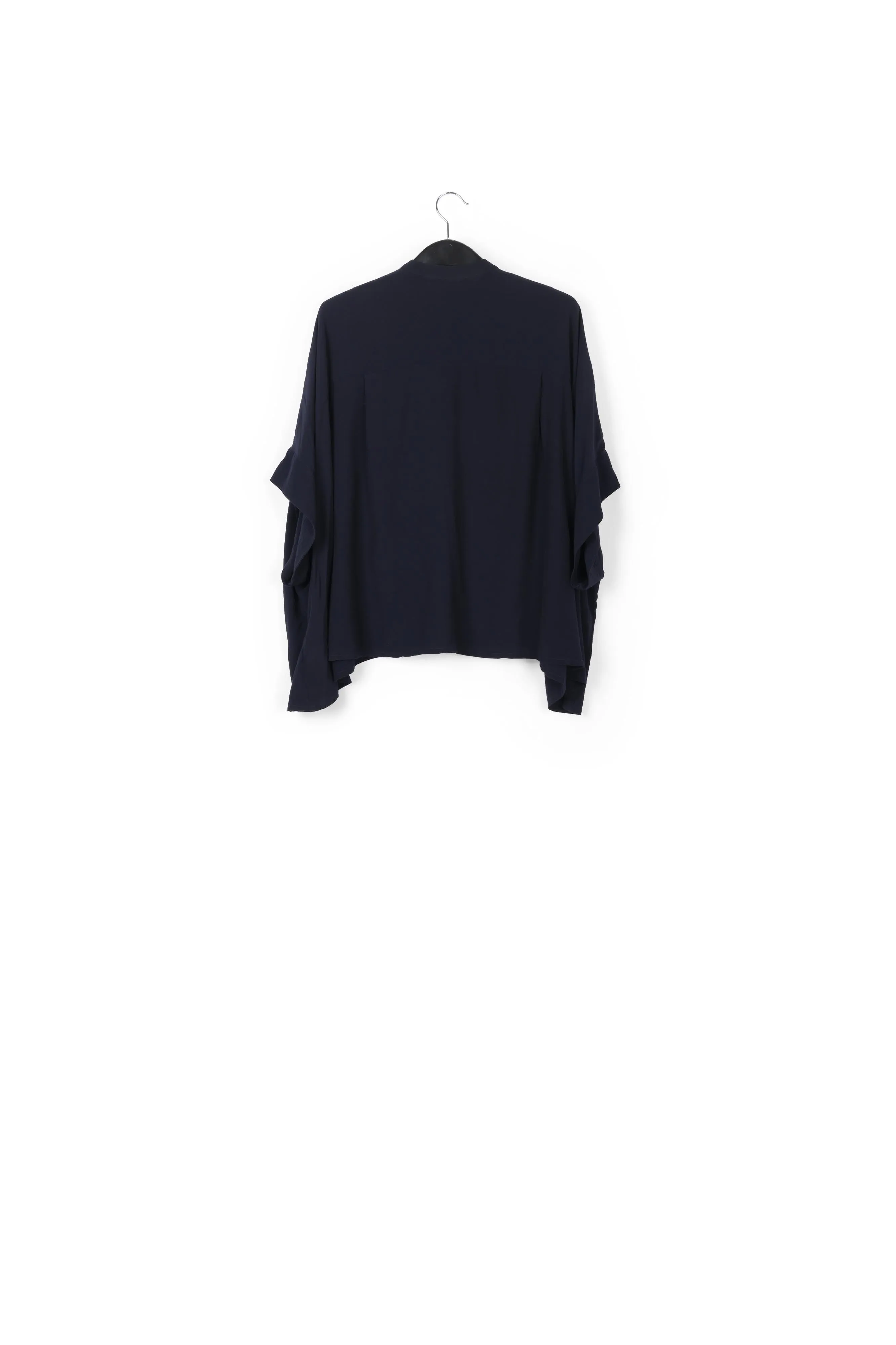 Dark blue oversized top