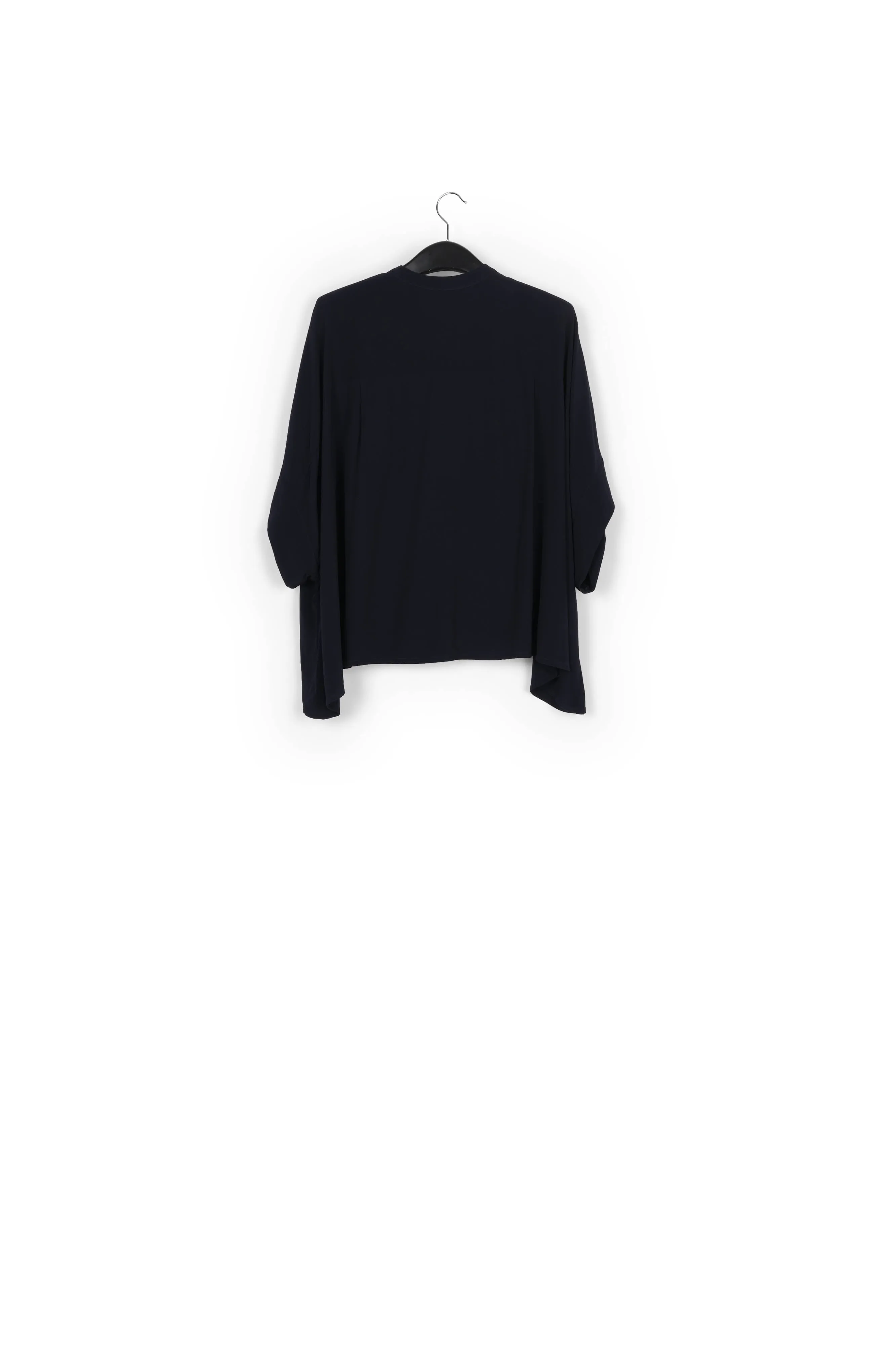 Dark blue oversized top