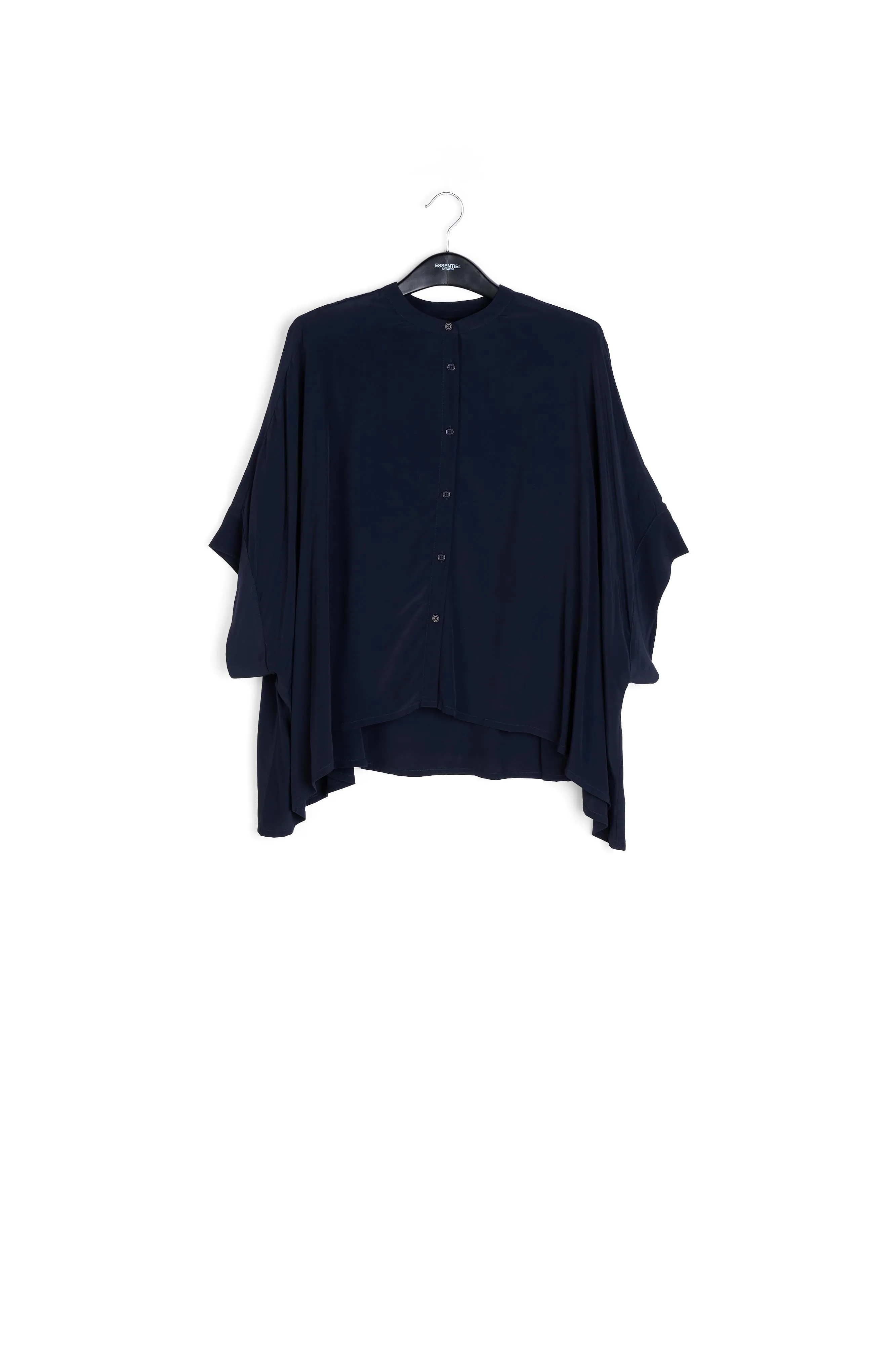 Dark blue oversized top