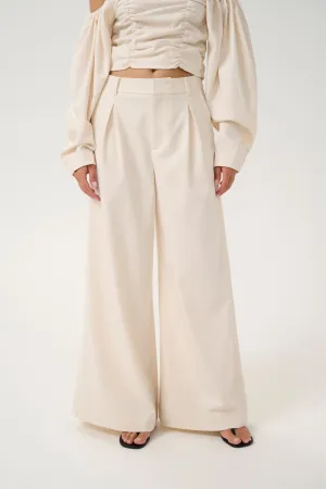 DECIA HW PANTS - OFF WHITE MELANGE