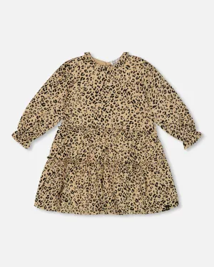 Deux Par Deux Leopard Print Dress