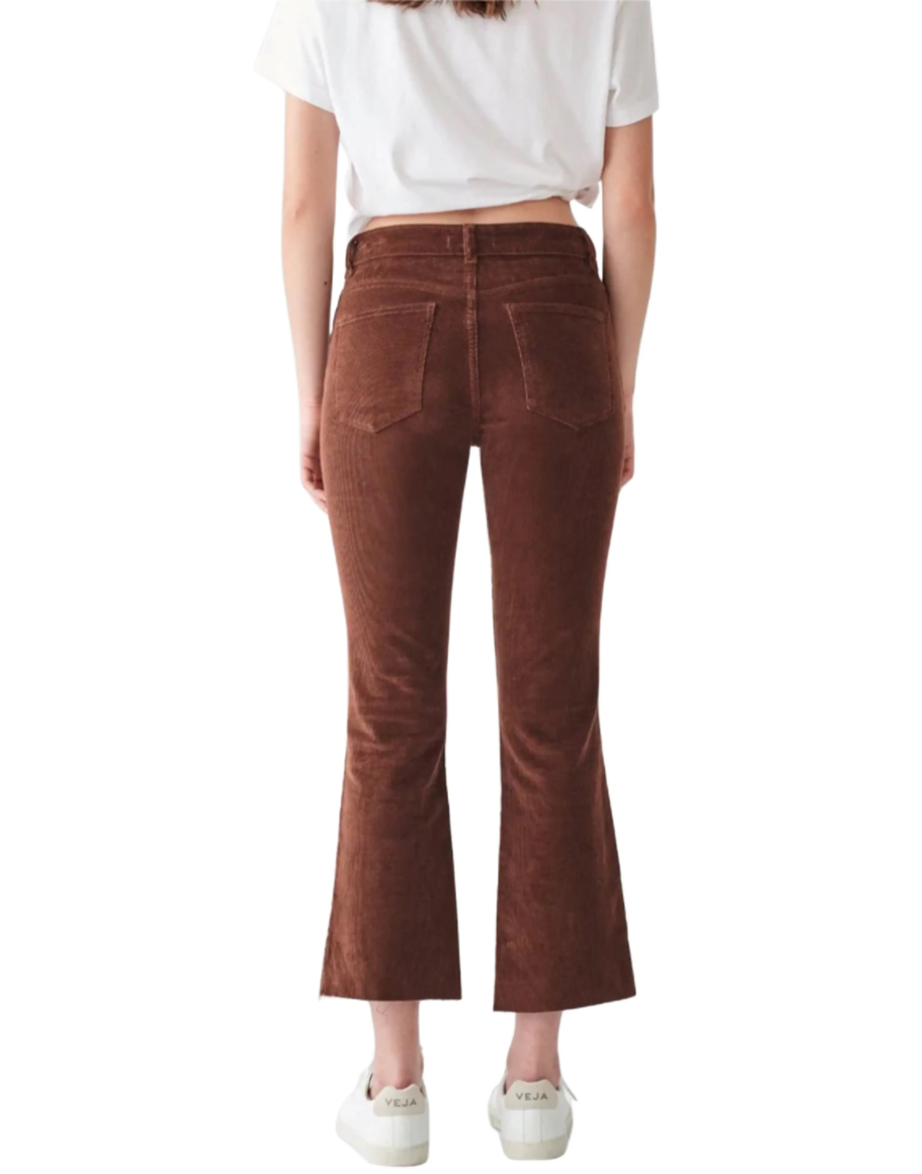 DL1961 Women's Wyoming Bridget Cropped High Rise Instasculpt Boot Pants Size 29