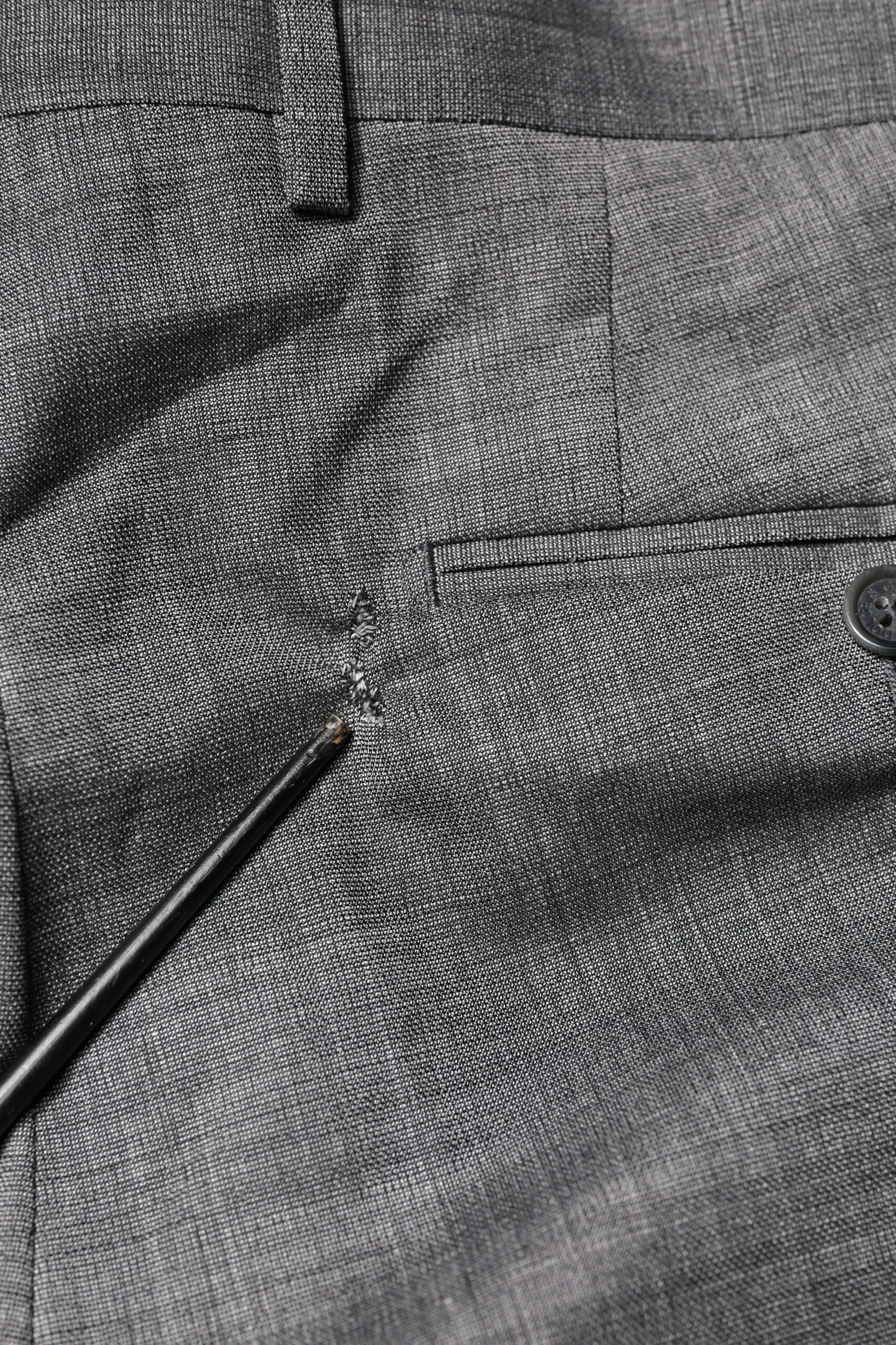 Dolce & Gabbana Gray Wool Single Breasted 2 Piece Suit