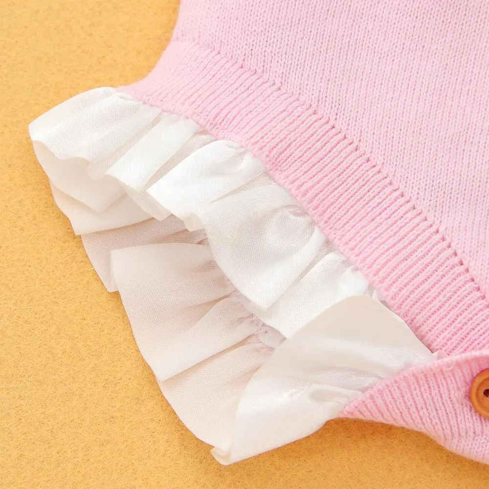 Double Bow Baby Romper