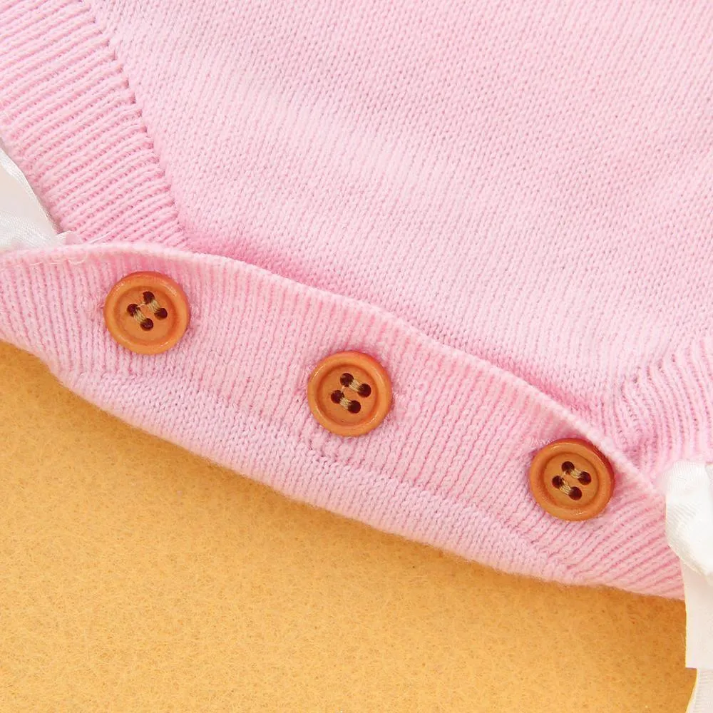 Double Bow Baby Romper