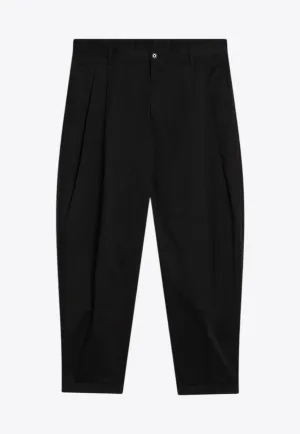 Double-Pleated Tailored Pants