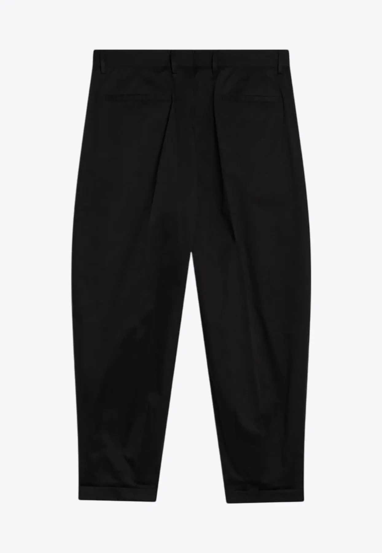 Double-Pleated Tailored Pants