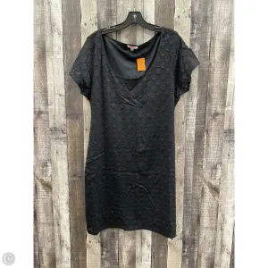 Dress Casual Midi By Isaac Mizrahi In Black, Size: Xxl
