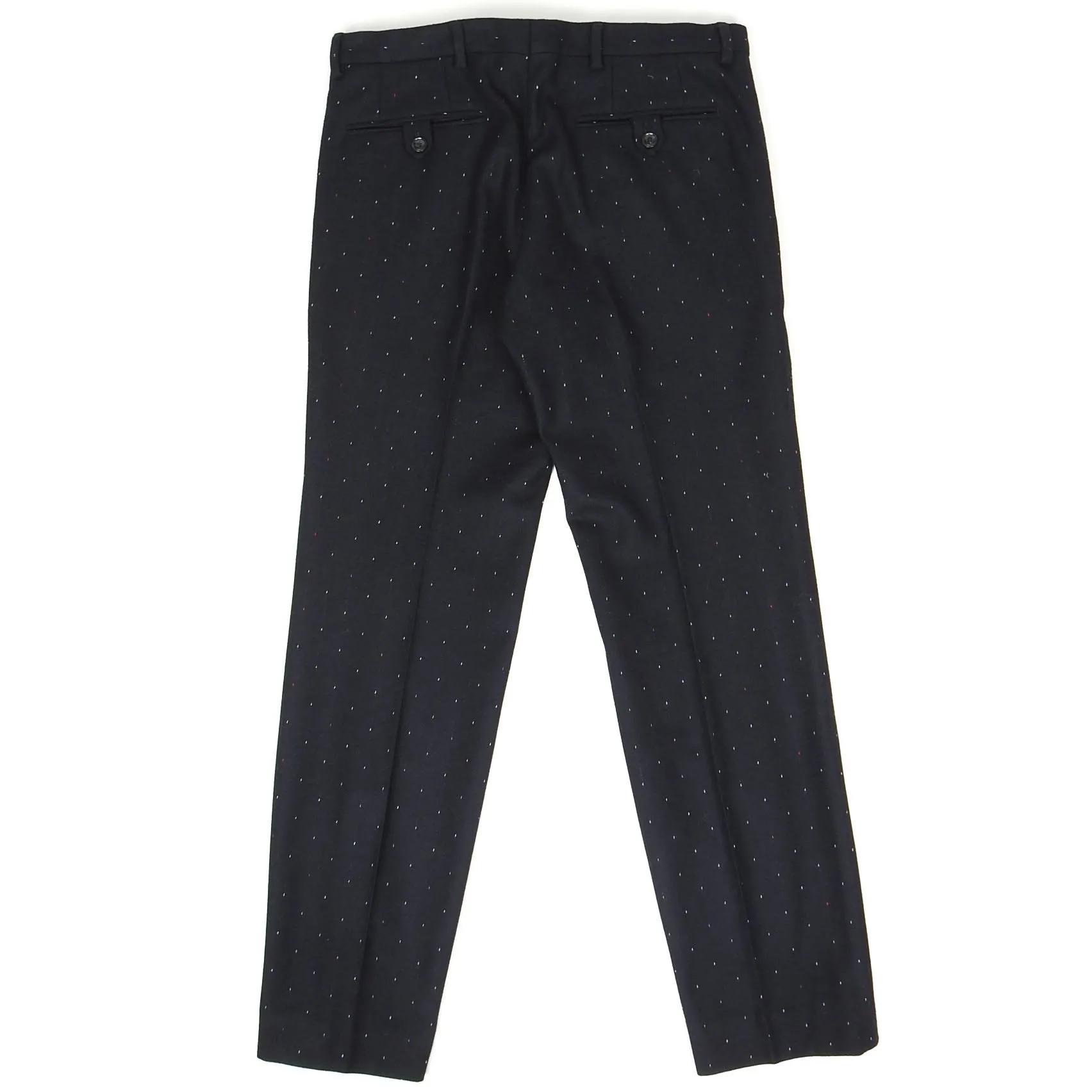 Dries Van Noten Navy Wool Pants Size 46
