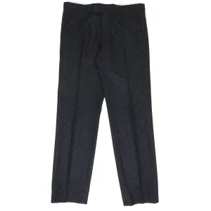 Dries Van Noten Navy Wool Pants Size 46