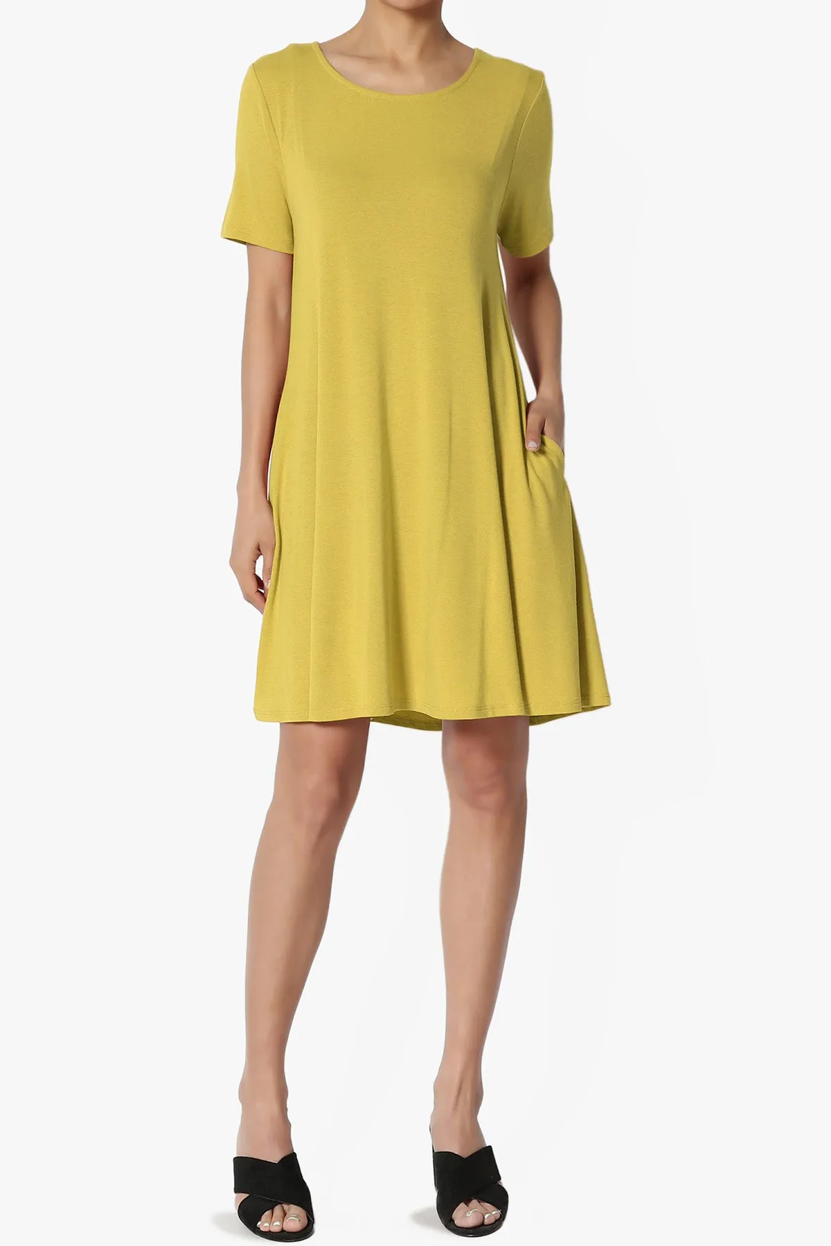 Ednes Pocket Flared Tunic Top