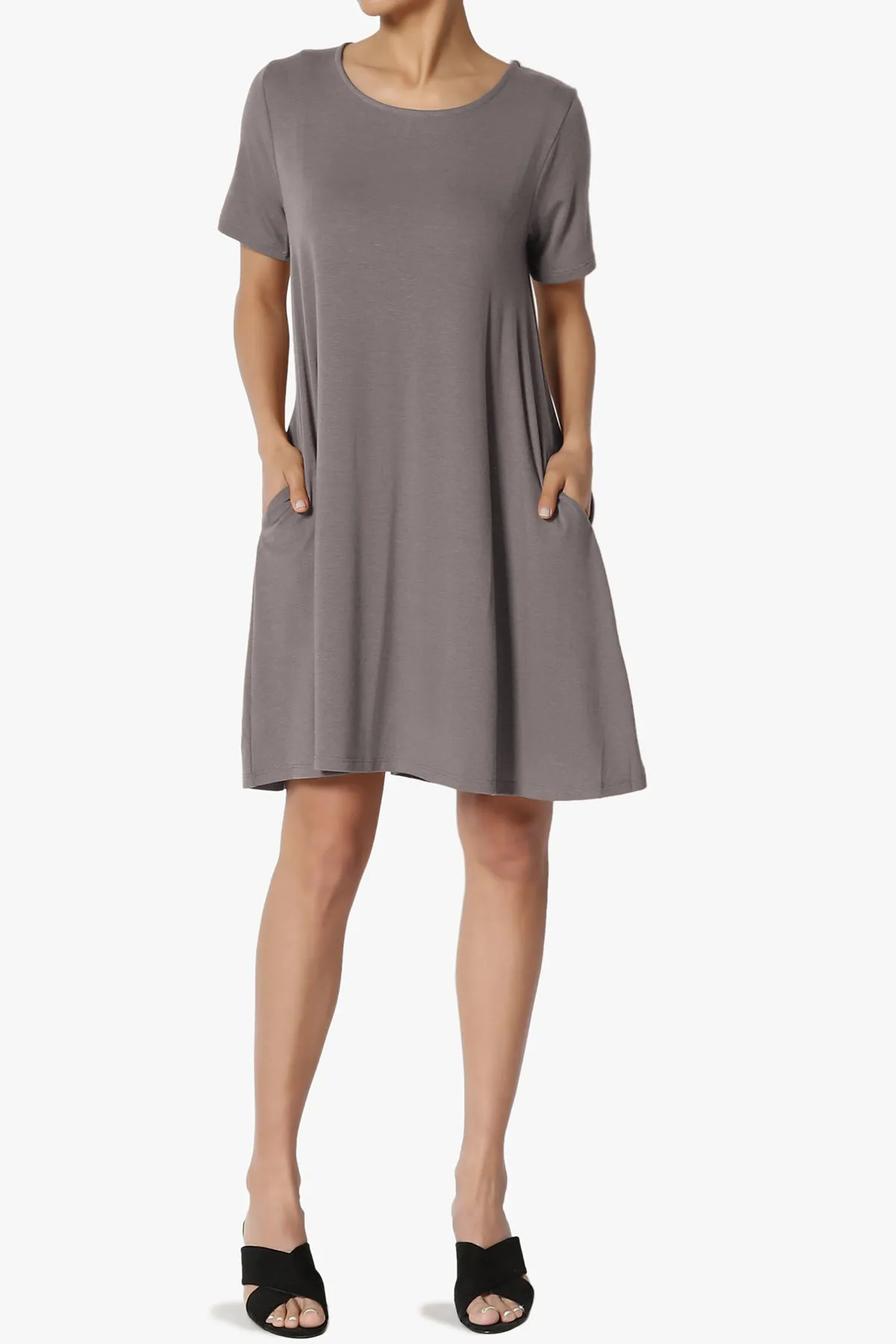 Ednes Pocket Flared Tunic Top
