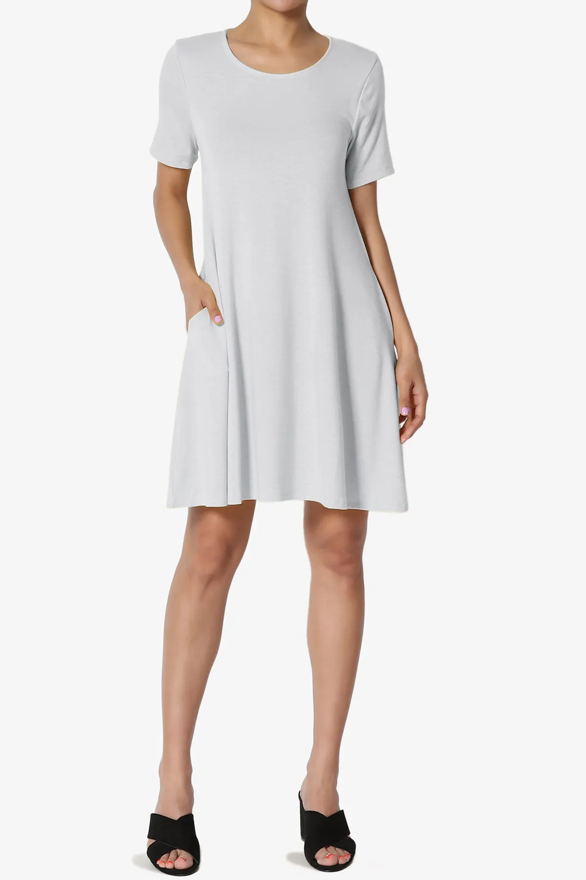 Ednes Pocket Flared Tunic Top