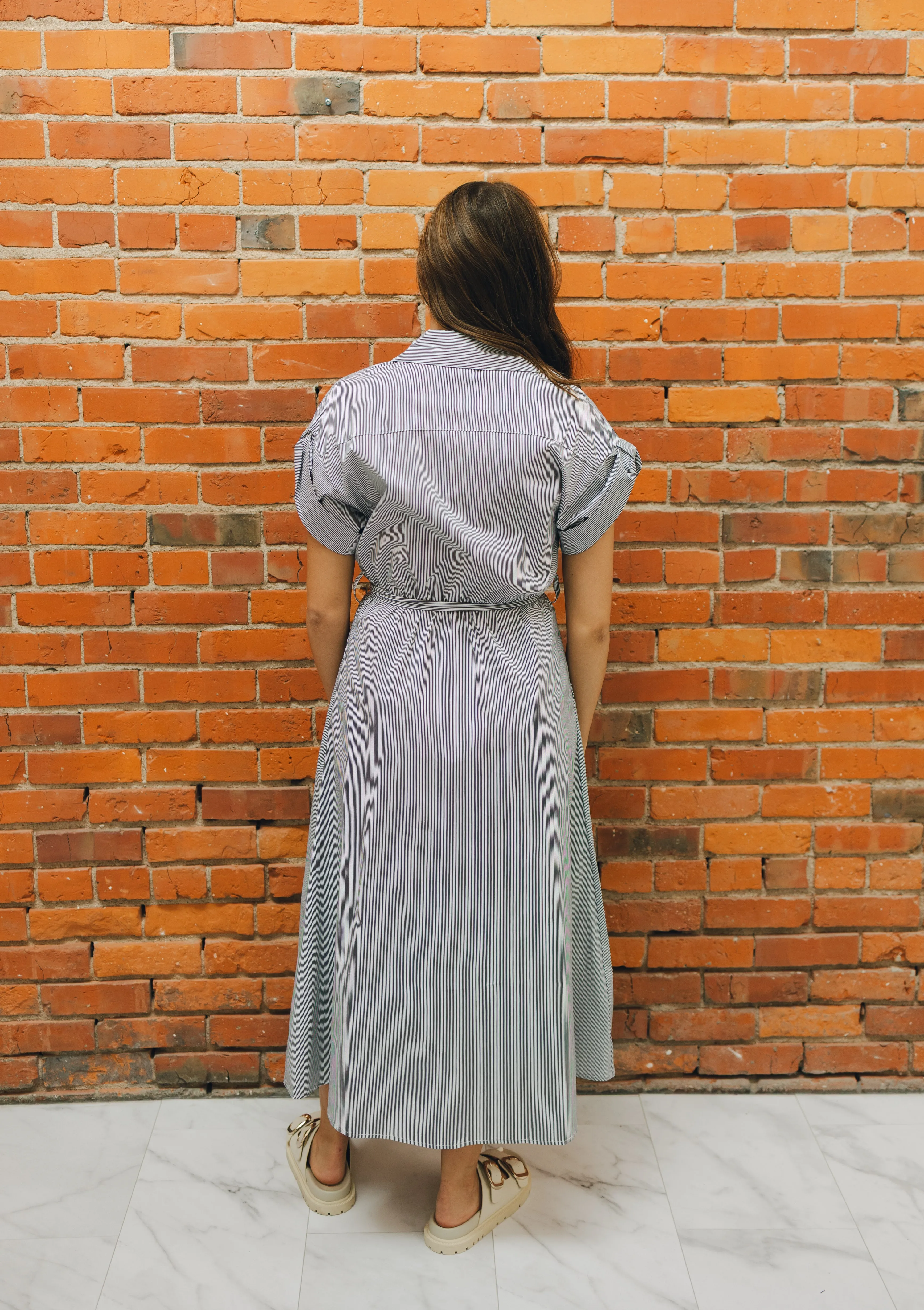 Elan Midi S/S Collard Button