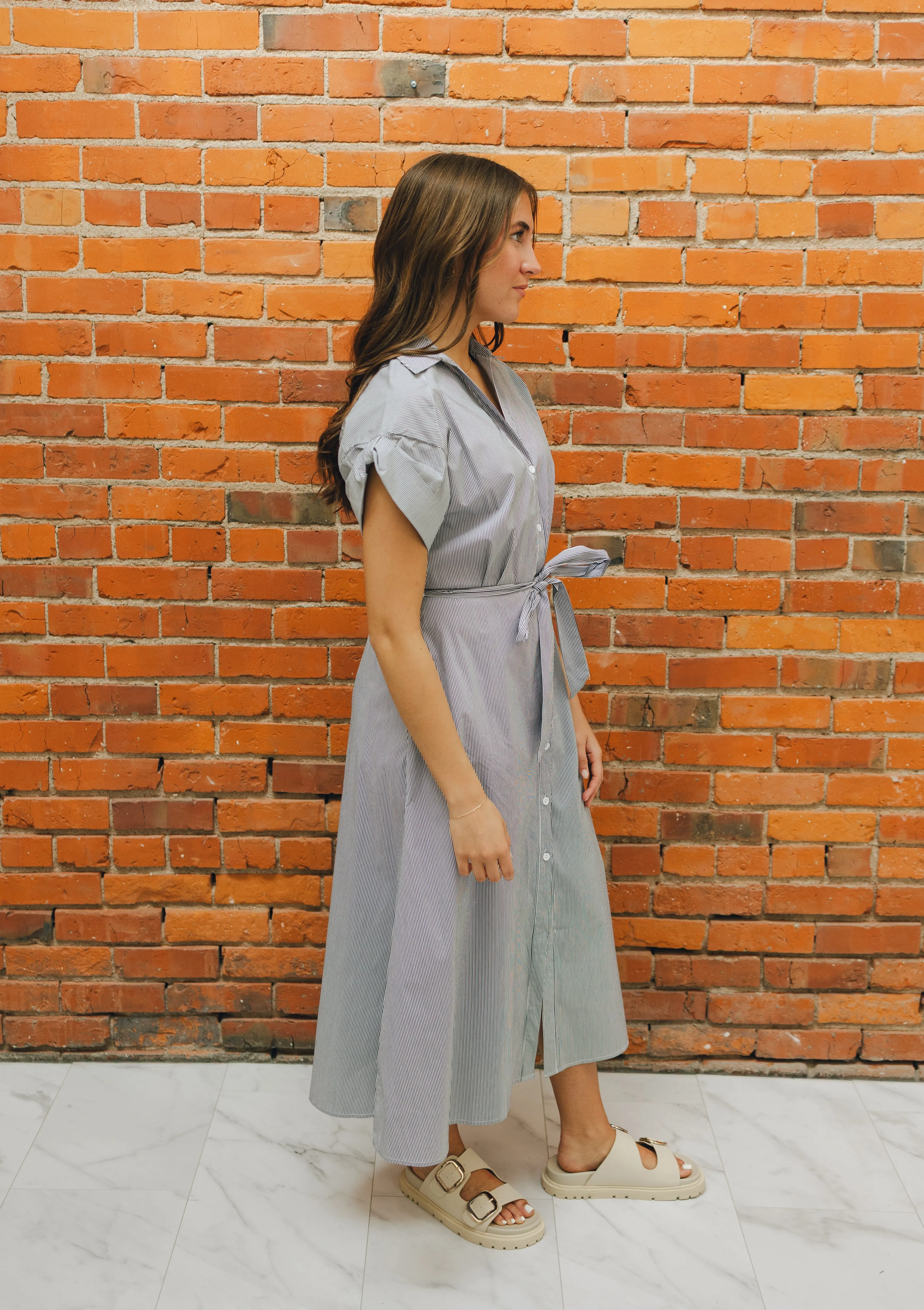 Elan Midi S/S Collard Button