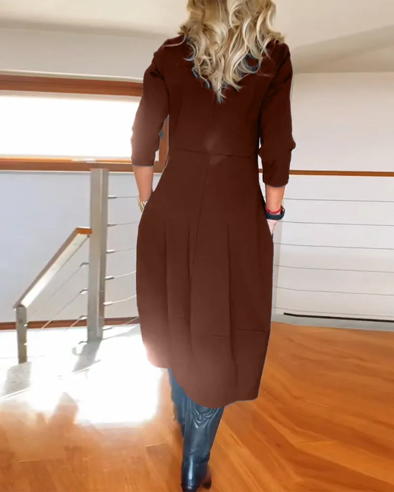 Elegant Midi Dress | Chic & Comfortable