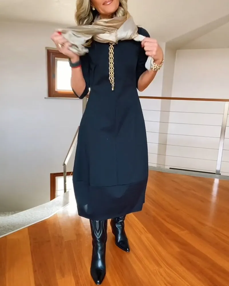 Elegant Midi Dress | Chic & Comfortable