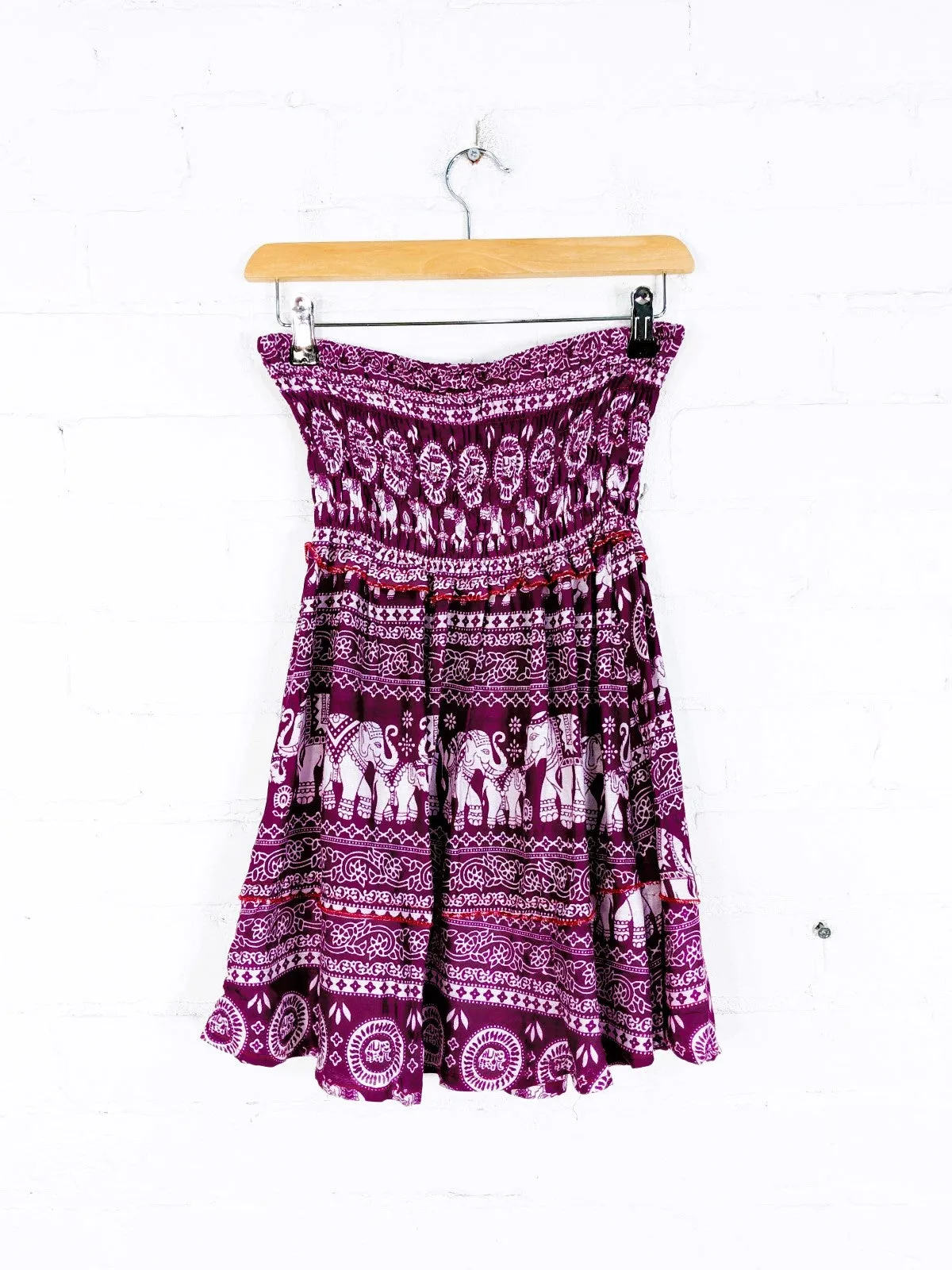 Elephant Print Skirt