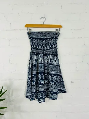 Elephant Print Skirt